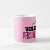 Mug Nom fait sur commande T16Z du meilleur ENTRAÎNEUR (Centre)