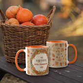 Mug Nom Famille Thanksgiving Fall Leçons