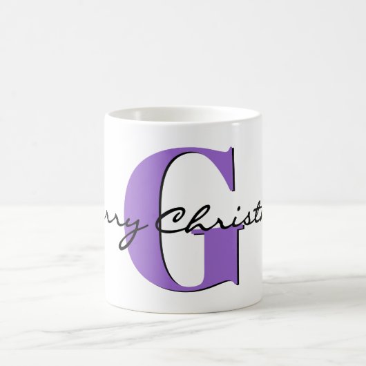 Mug Nom, février Amethyst | Joyeux Noël (Centre)