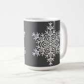 Mug nom flocon de neige d'hiver (Devant droit)