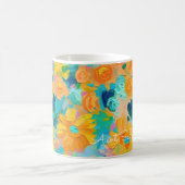 Mug NOM Floral Peint Artiste Coloré (Centre)