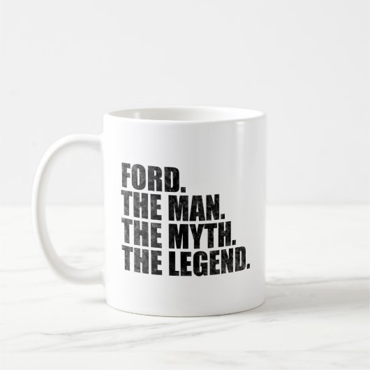 Mug Nom Ford, Ford l'homme le mythe la légende (Gauche)