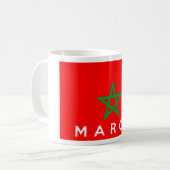 Mug nom français des textes de pays de drapeau de (Devant gauche)