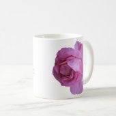Mug Nom Gemma personnalisable joli rose fleurs (Devant droit)