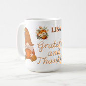 Mug Nom gracieux et de gratitude Monogramme | (Devant gauche)