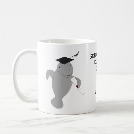 Mug Nom Grad Casquette Manatee Graduation (Gauche)