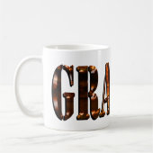 Mug Nom Graham du coucher de soleil orange, (Gauche)