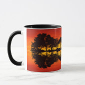 Mug Nom guitariste orange moderne Aquarelle (Gauche)