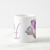 Mug Nom Heather personnalisable joli rose rose rose fl (Centre)