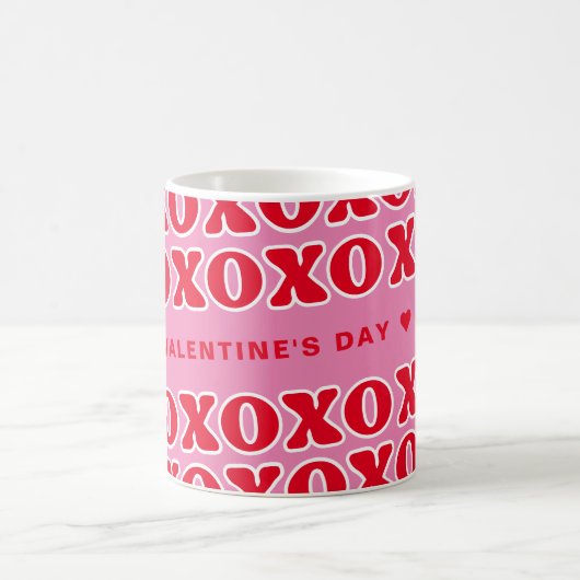 Mug Nom Heureuse Sainte-Valentin XOXO (Centre)