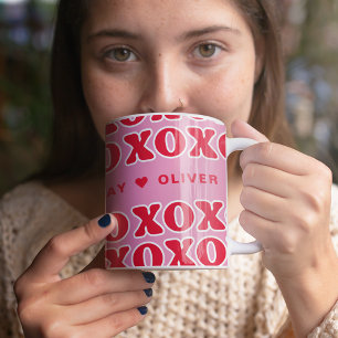 Mug Nom Heureuse Sainte-Valentin XOXO