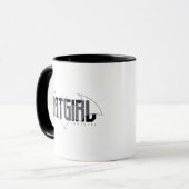 Mug Nom Hi-Tech de Batgirl Graphique (Devant gauche)