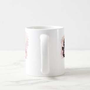 Mug Nom I Bite Massasauga serpent sur rose
