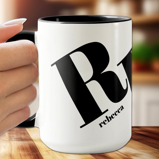 Mug Nom initial du monogramme