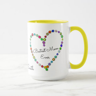 Mug Nom jamais personnalisé de maman de Bestest -
