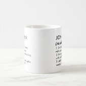 Mug Nom Jonathan, Nom modifiable, Nom personnalisé (Centre)