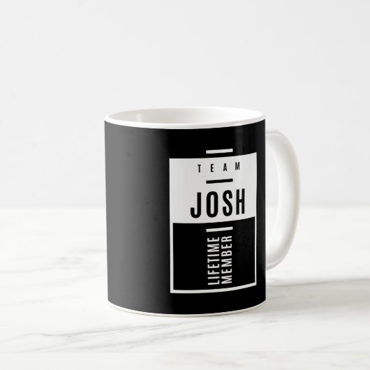 Mug Nom Josh (Devant droit)