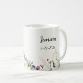 Mug Nom JW personnalisé Baptême personnalisé 2023 (Devant droit)