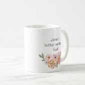 Mug Nom Lettre du ministère JW personnalisée Écriture (Devant droit)