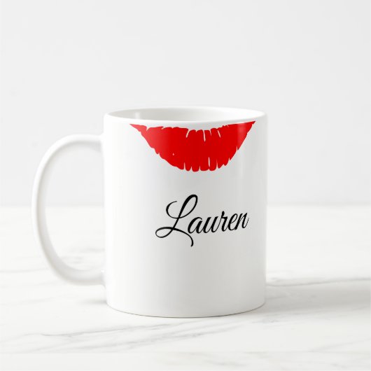 Mug Nom/Lèvres Mug-Custom (Gauche)