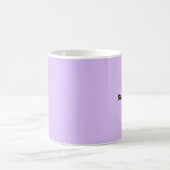 Mug Nom Lilac minimaliste simple (Centre)