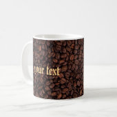 Mug Nom Logo Texte Police Vintage classique Personnali (Devant gauche)