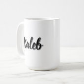 Mug Nom masculin Kaleb (Devant gauche)