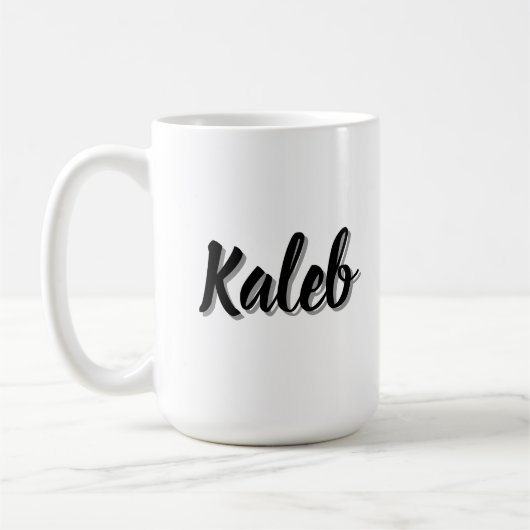 Mug Nom masculin Kaleb (Gauche)