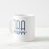 Mug Nom MBA bleu (Devant gauche)
