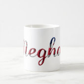 Mug Nom Meghan Union Jack Typographie Élégante (Centre)