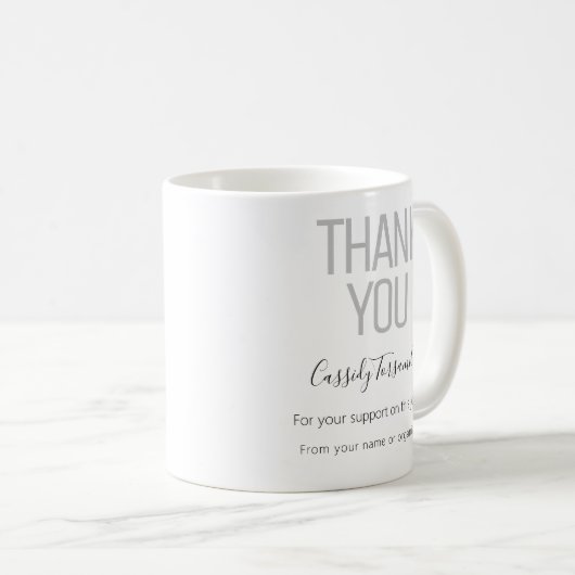 Mug Nom Merci (Devant droit)