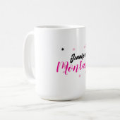 Mug Nom minimaliste moderne élégant professionnel (Devant gauche)