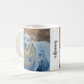 Mug Nom monographique de la ferme de moutons peinte à  (Devant gauche)