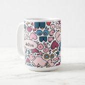 Mug Nom motif mammaire neutre (Devant gauche)