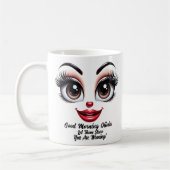 Mug Nom Motivation Olivia Yeux Fabuleux Visage Drôle (Gauche)