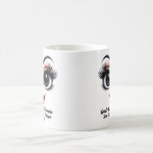 Mug Nom Motivation Veronica Yeux Fabuleux Visage Drôle (Centre)