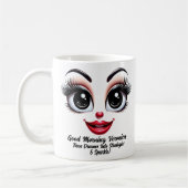 Mug Nom Motivation Veronica Yeux Fabuleux Visage Drôle (Gauche)