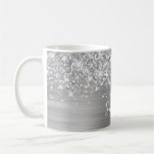 Mug Nom Pailleté Argent Glamour (Gauche)