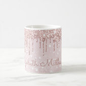 Mug Nom Parties scintillant Rose Rose Gold Drift Plutô (Centre)