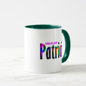 Mug Nom "Patricia" Abstrait riche customisé (Devant droit)