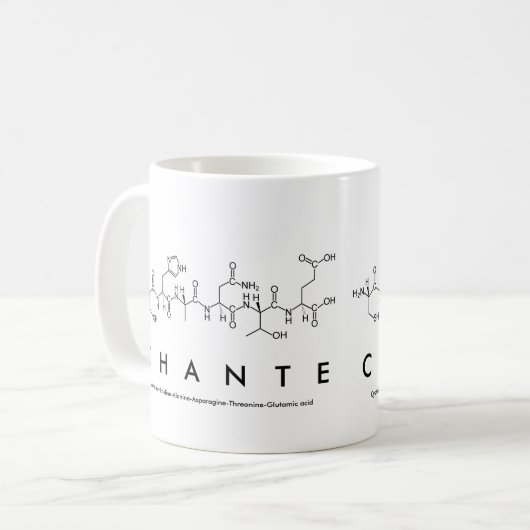 Mug nom peptide Chante (Devant gauche)
