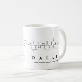 Mug nom peptide Dallin (Devant droit)