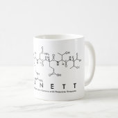 Mug nom peptide Garnett (Devant droit)