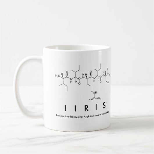 Mug nom peptide Iiris (Gauche)