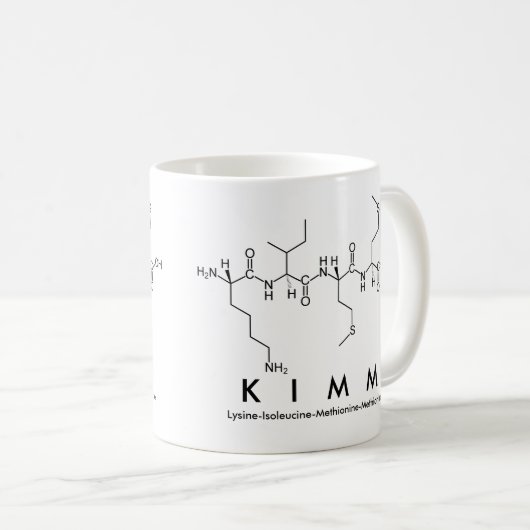 Mug nom peptide Kimm (Devant droit)