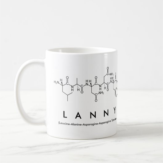 Mug nom peptide lanny (Gauche)