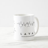 Mug nom peptide Lavar (Devant droit)