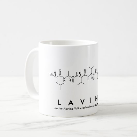 Mug nom peptide Lavinia (Devant gauche)