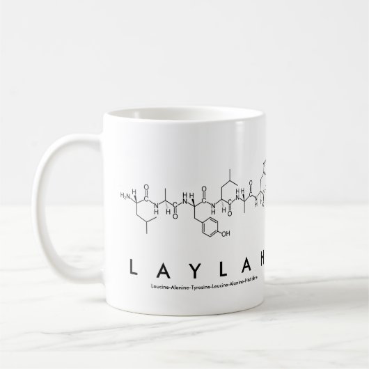 Mug nom peptide Laylah (Gauche)