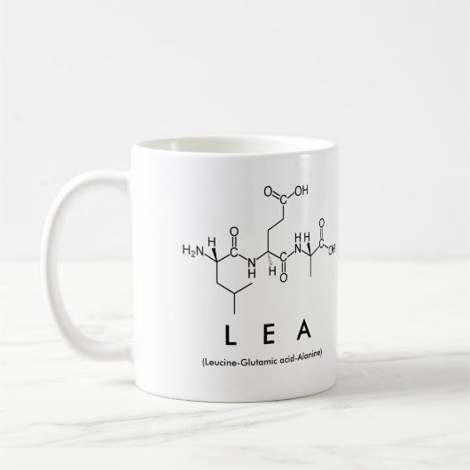 Mug nom peptide Lea (Gauche)